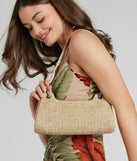 Boho Chic Straw Shoulder Bag