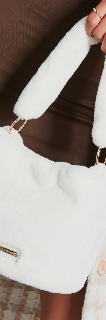 The It Girl Faux Fur Bucket Bag