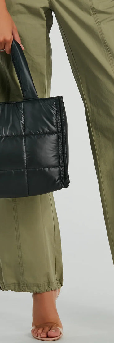 Ready For Anything Puffer Tote Bag