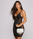 On The Fringe Rhinestone Clutch