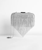 With On The Fringe Rhinestone Clutch as your homecoming jewelry or accessories, your 2023 Homecoming dress look will be fire!