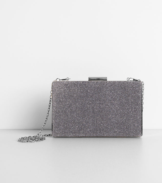Glittering Mesh Clutch