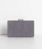 Glittering Mesh Clutch