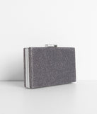Glittering Mesh Clutch