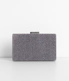 Glittering Mesh Clutch