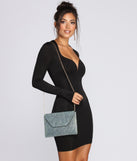 Rhinestone Mesh Envelope Clutch is the perfect Homecoming look pick with on-trend details to make the 2023 HOCO dance your most memorable event yet!