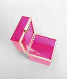 Outside The Box Acrylic Clutch is a trendy pick to create 2023 festival outfits, festival dresses, outfits for concerts or raves, and complete your best party outfits!
