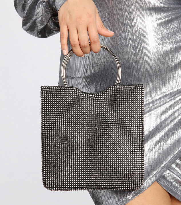 They Don't Know Rhinestone Mesh Tote