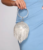 Make The Most Of Tonight Rhinestone Fringe Sphere Clutch creates the perfect New Year’s Eve Outfit or new years dress with stylish details in the latest trends to ring in 2023!