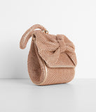 Rhinestone Bow Wristlet