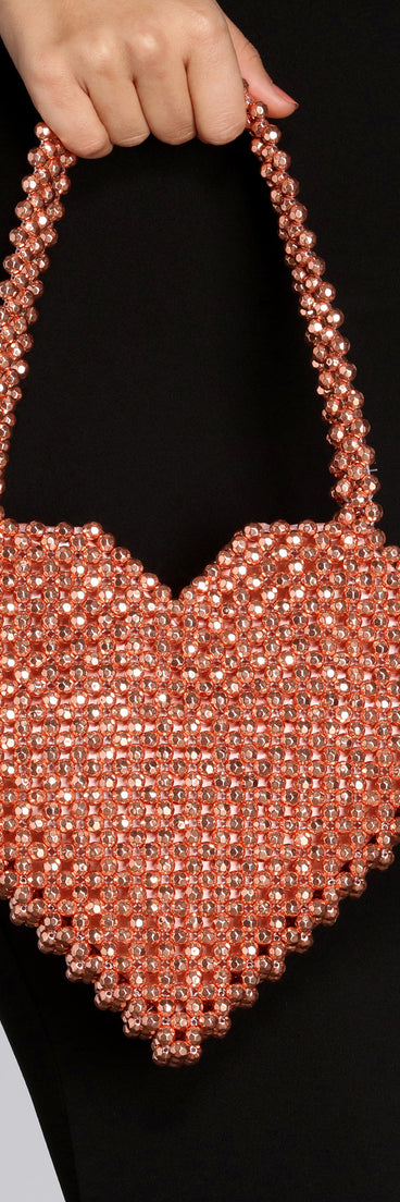 Beading Heart Tote Bag