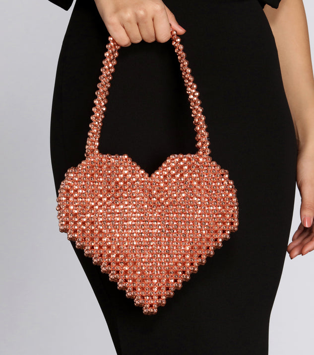 Beading Heart Tote Bag