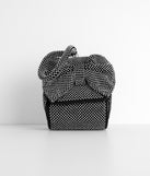 Love Is In The Air Rhinestone Bow Wristlet