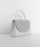 Shine A Light Rhinestone Mini Purse is a stunning choice for a bridesmaid dress or maid of honor dress, and to feel beautiful at Prom 2023, spring weddings, formals, & military balls!