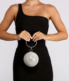 Your Time Rhinestone Sphere Clutch is a stunning choice for a bridesmaid dress or maid of honor dress, and to feel beautiful at Prom 2023, spring weddings, formals, & military balls!