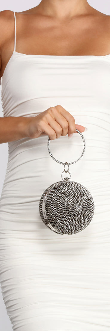 Shine on Rhinestone Clutch