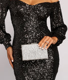 Bling Babe Rhinestone Box Clutch creates the perfect New Year’s Eve Outfit or new years dress with stylish details in the latest trends to ring in 2023!