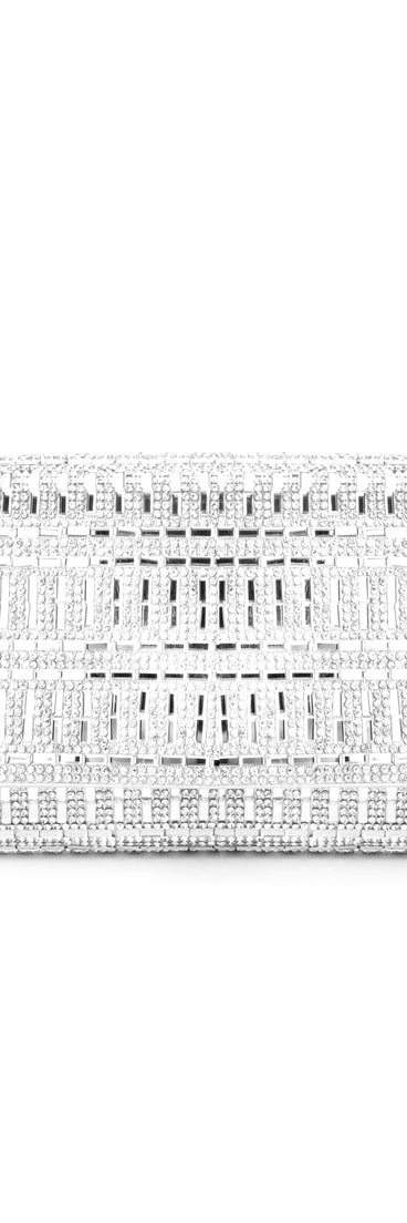 Baguette Rhinestone Clutch