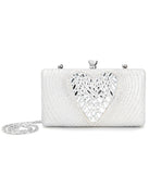 Until Midnight Rhinestone Clutch