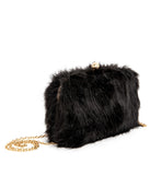 Feelin' Glam Faux Fur Clutch
