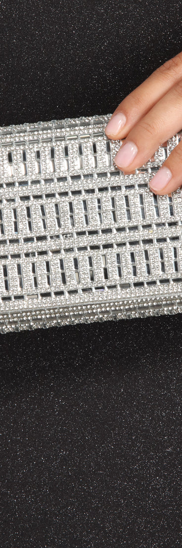 Sparkle And Shine Rhinestone Clutch