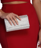 Sparkle And Shine Rhinestone Clutch