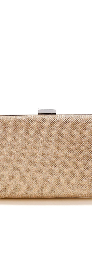 Glam Glitter Box Clutch