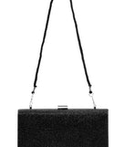 Glam Glitter Box Clutch