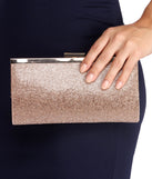 High Shine Glam Rhinestone Clutch