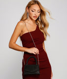 Glitzy Mini Top Handle Bag