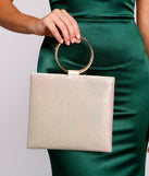 Gorgeous Glow Rhinestone Mesh Bag