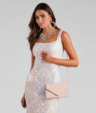 Glitter Glamour Envelope Clutch