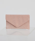 Glitter Glamour Envelope Clutch