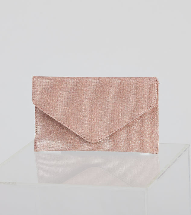 Glitter Glamour Envelope Clutch