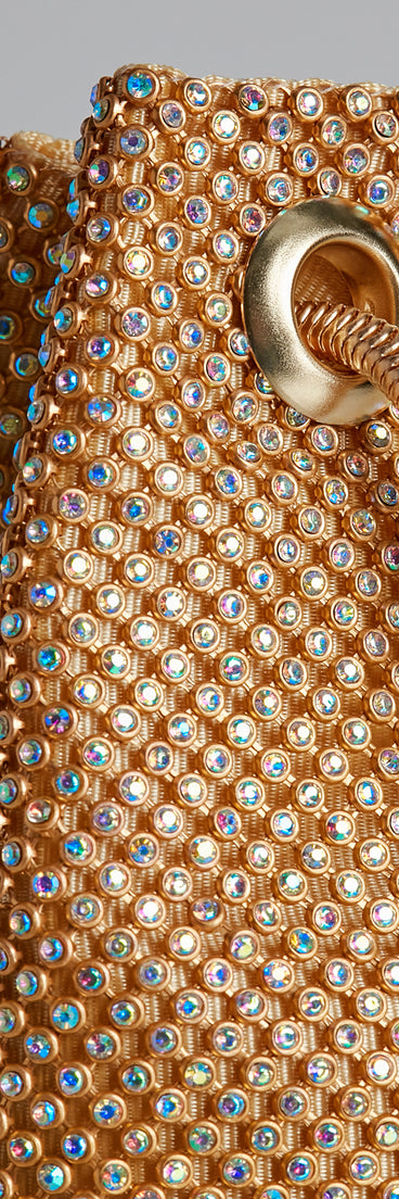 Party Of One Rhine Mesh Bucket Bag