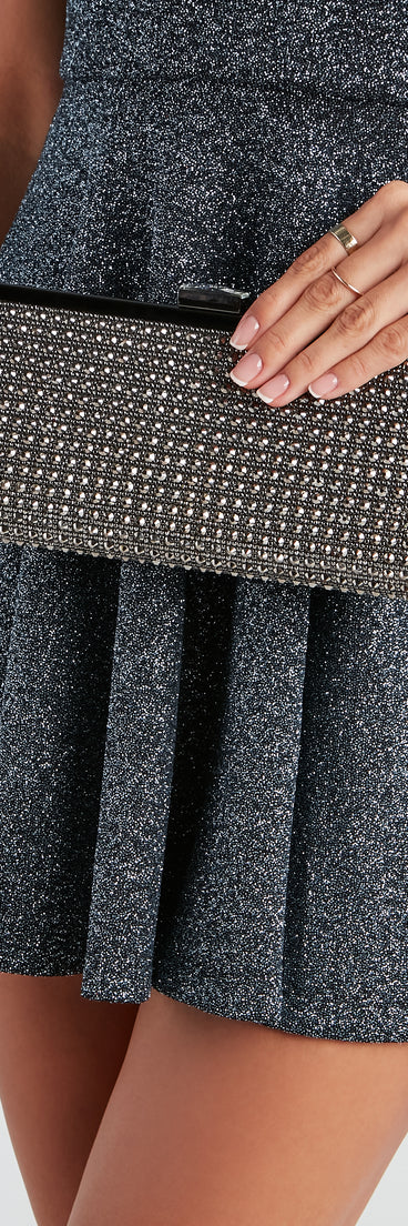Party-Ready Rhinestone Clutch
