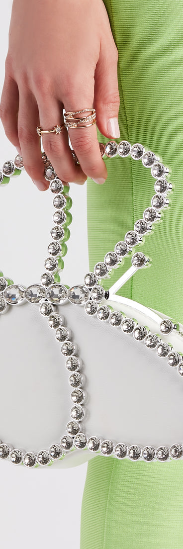 Wing Span Rhinestone Butterfly Crossbody Bag