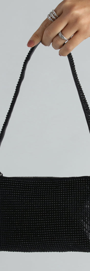 Sparkle Party Rhinestone Shoulder Bag