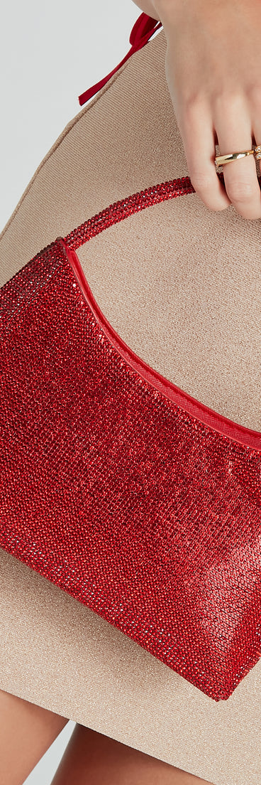 Glitz It Up Rhinestone Small Handbag