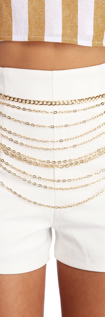 11 Row Swag Chain Belt for 2022 festival outfits, festival dress, outfits for raves, concert outfits, and/or club outfits