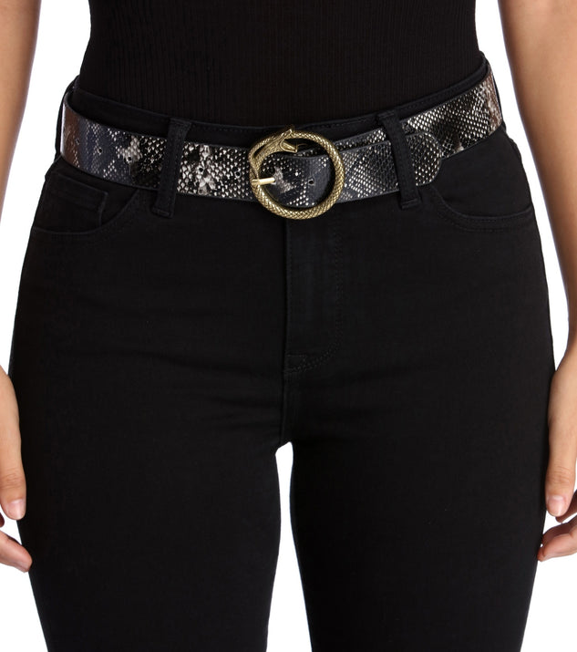 Charmer Buckle Belt for 2022 festival outfits, festival dress, outfits for raves, concert outfits, and/or club outfits