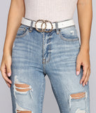 Essential Textured O Ring Belt for 2022 festival outfits, festival dress, outfits for raves, concert outfits, and/or club outfits