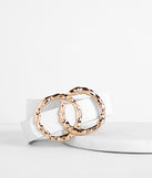 Essential Textured O Ring Belt for 2022 festival outfits, festival dress, outfits for raves, concert outfits, and/or club outfits