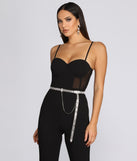 Rhinestone Chain Belt is the perfect Homecoming look pick with on-trend details to make the 2023 HOCO dance your most memorable event yet!