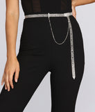 Rhinestone Chain Belt