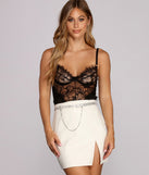 Rhinestone Chain Belt