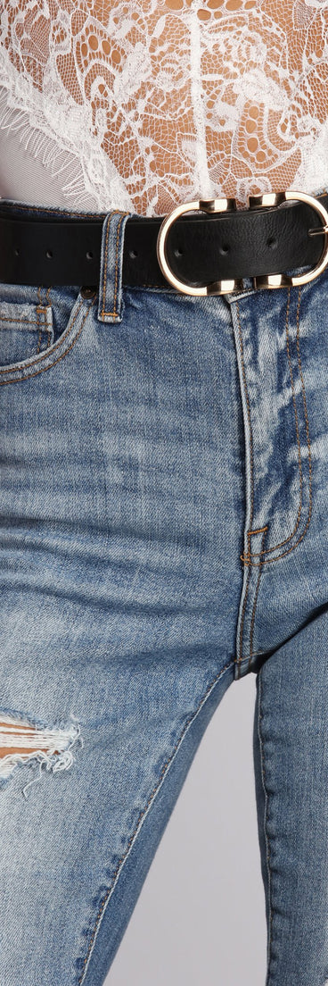 Chic Vibes Buckle Belt for 2022 festival outfits, festival dress, outfits for raves, concert outfits, and/or club outfits