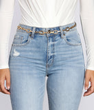 Love You To Infinity Belt is a trendy pick to create 2023 festival outfits, festival dresses, outfits for concerts or raves, and complete your best party outfits!