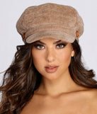 Textured Knit Cabby Hat