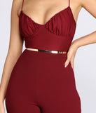 Skinny Structured High Waist Belt